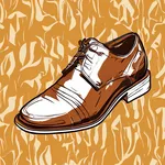 brown leather dress shoes image